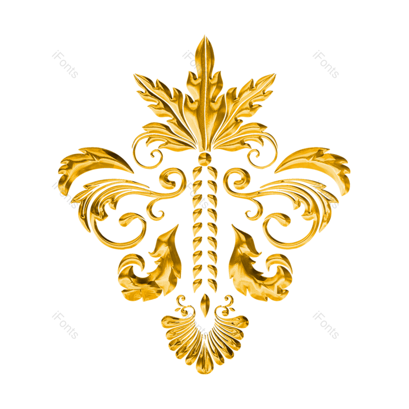 花纹图片,欧式装饰元素,金属PNG,金属装饰免抠素材